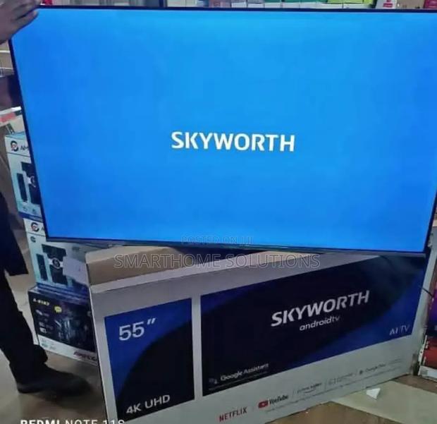 Skyworth 55” 55g3a Frameless Ultra Hd Smart Android Tv - main view