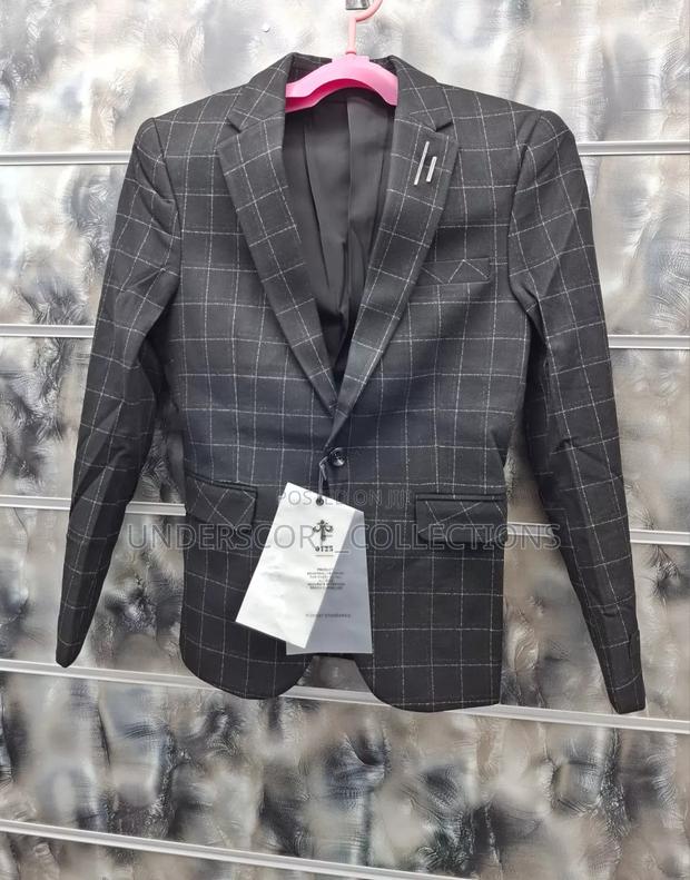 Grey Men's Blazers - thumbnail 5