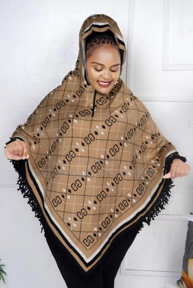 Brown Designer Ponchos - main view