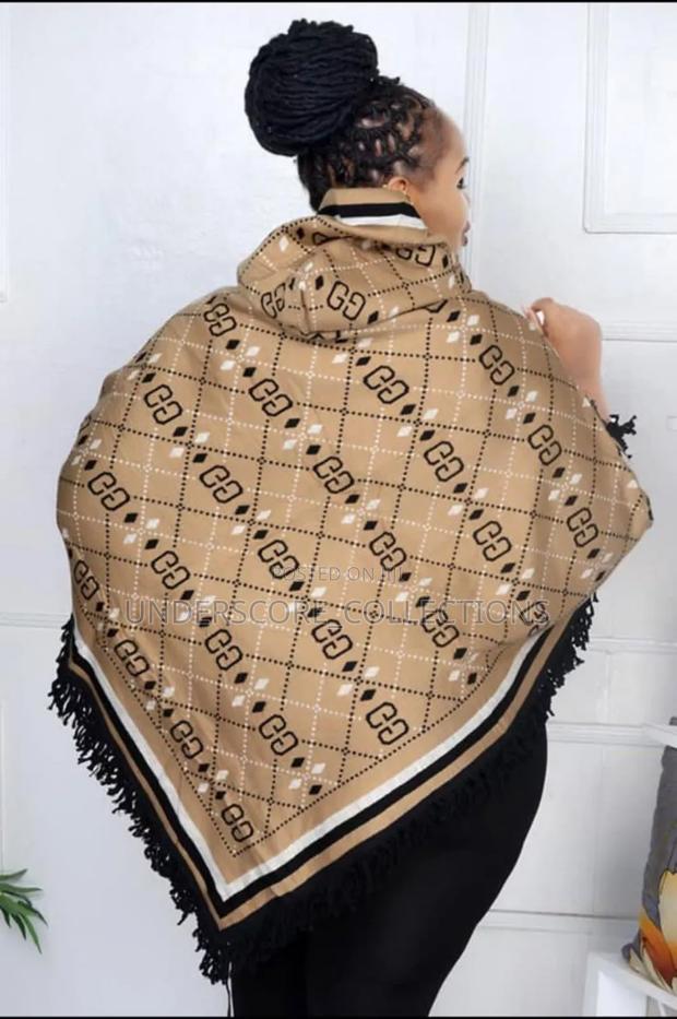 Brown Designer Ponchos - thumbnail 2