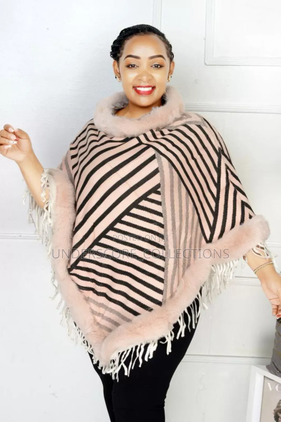 Striped Ponchos