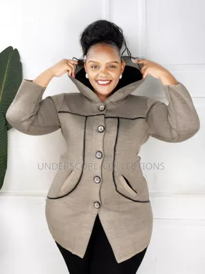 Brown Sweaters With Leather Strips