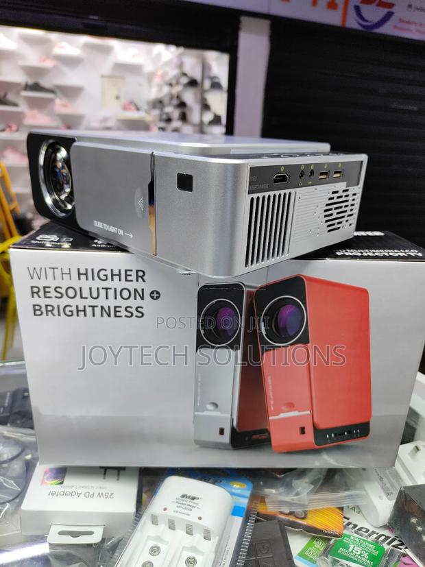 Projector High Resolution T6 Android 1280hd .Wifi Bluetooth - thumbnail 2