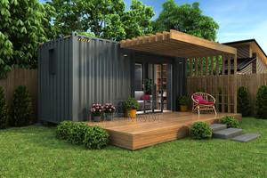 Off Grid Living-20ft Container Home With Deck - thumbnail 2