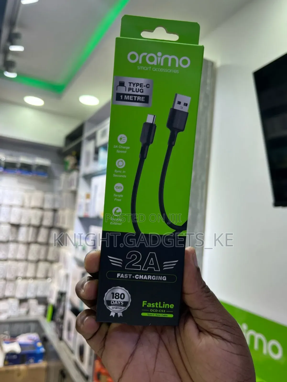Oraimo Usb to Type C Plug /Data Cable !