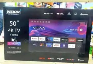Vision 50 Inches Flameless Smart Android Tv.