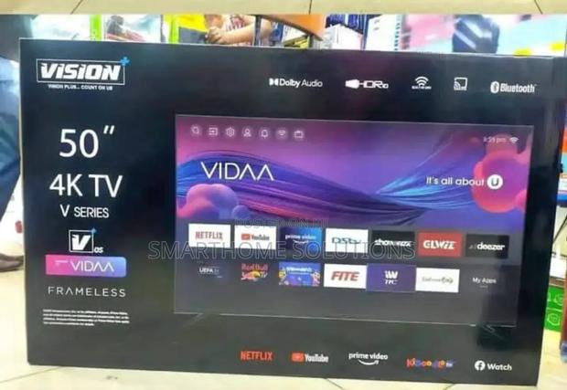Vision 50 Inches Flameless Smart Android Tv. - thumbnail 4
