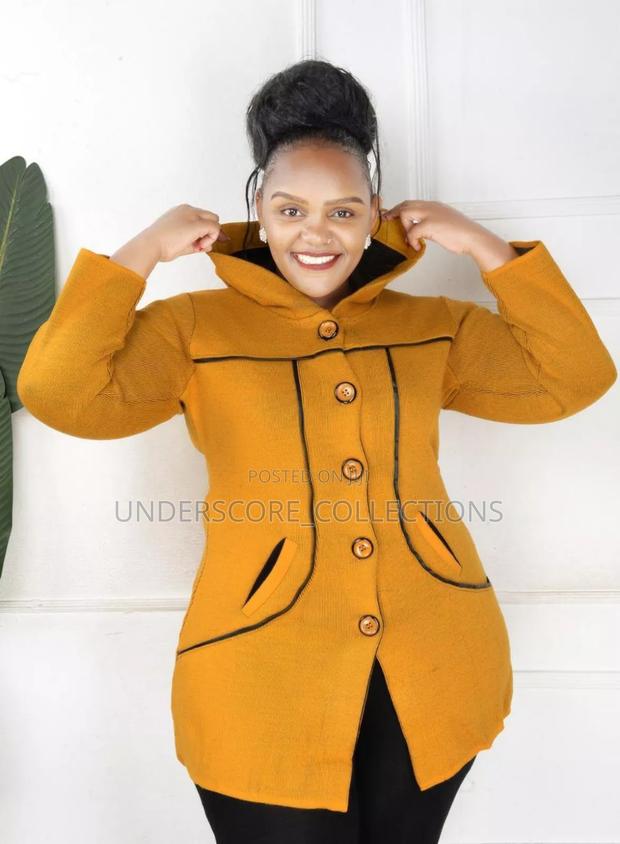 Unique Sweaters With Leather Strips - main view