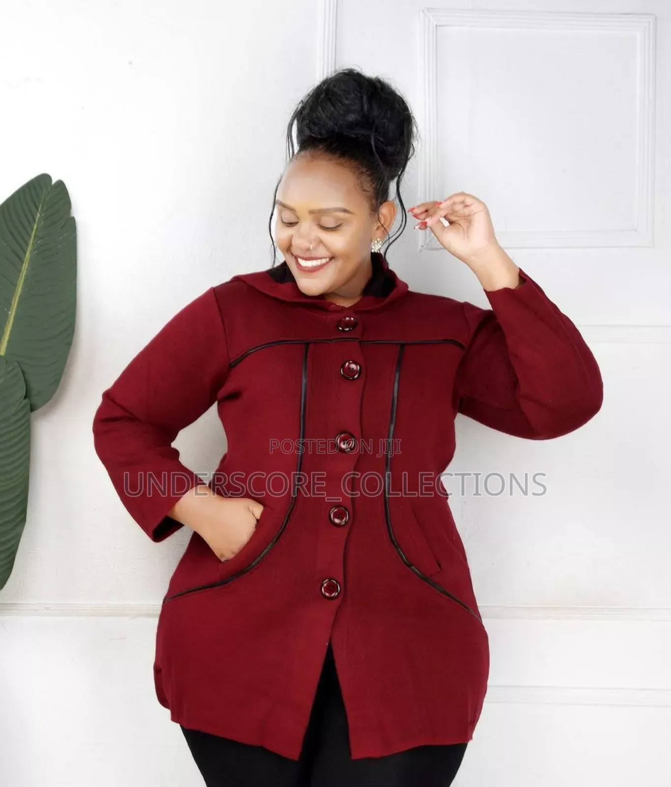 Unique Sweaters With Leather Strips
