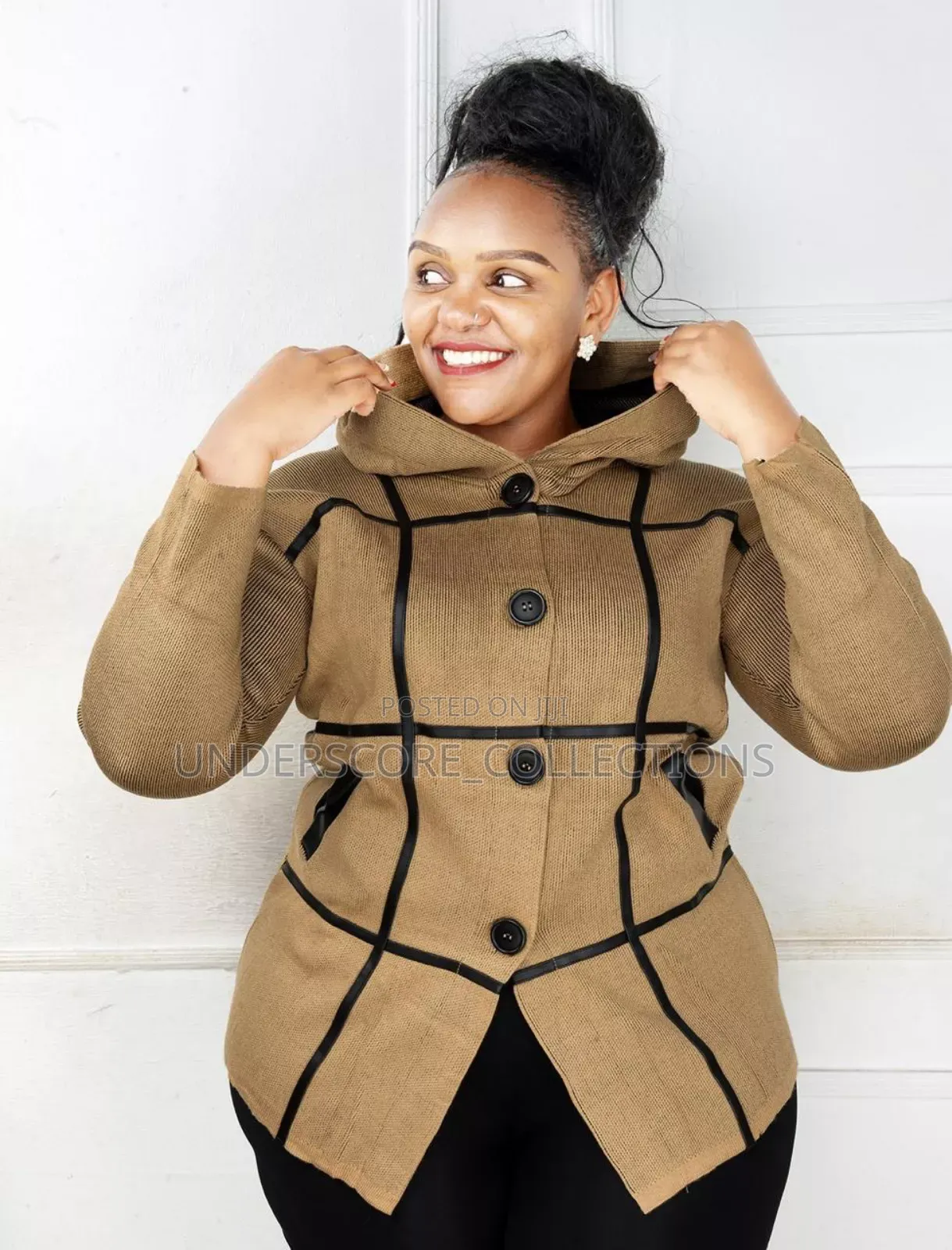 Unique Sweaters With Leather Strips