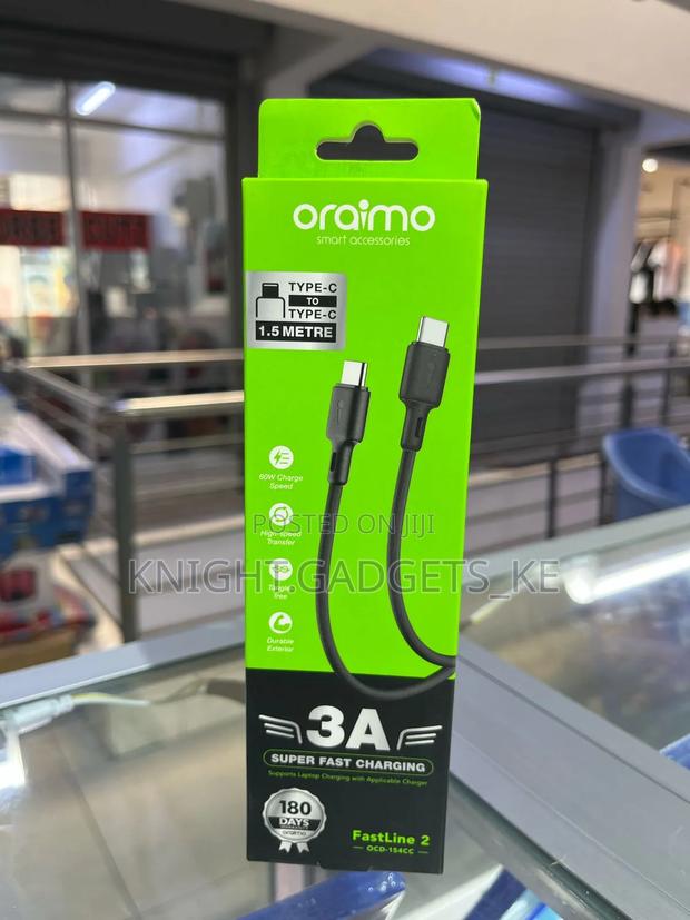 Oraimo Usb C to C (Ocd-154cc) Cable ! - thumbnail 3