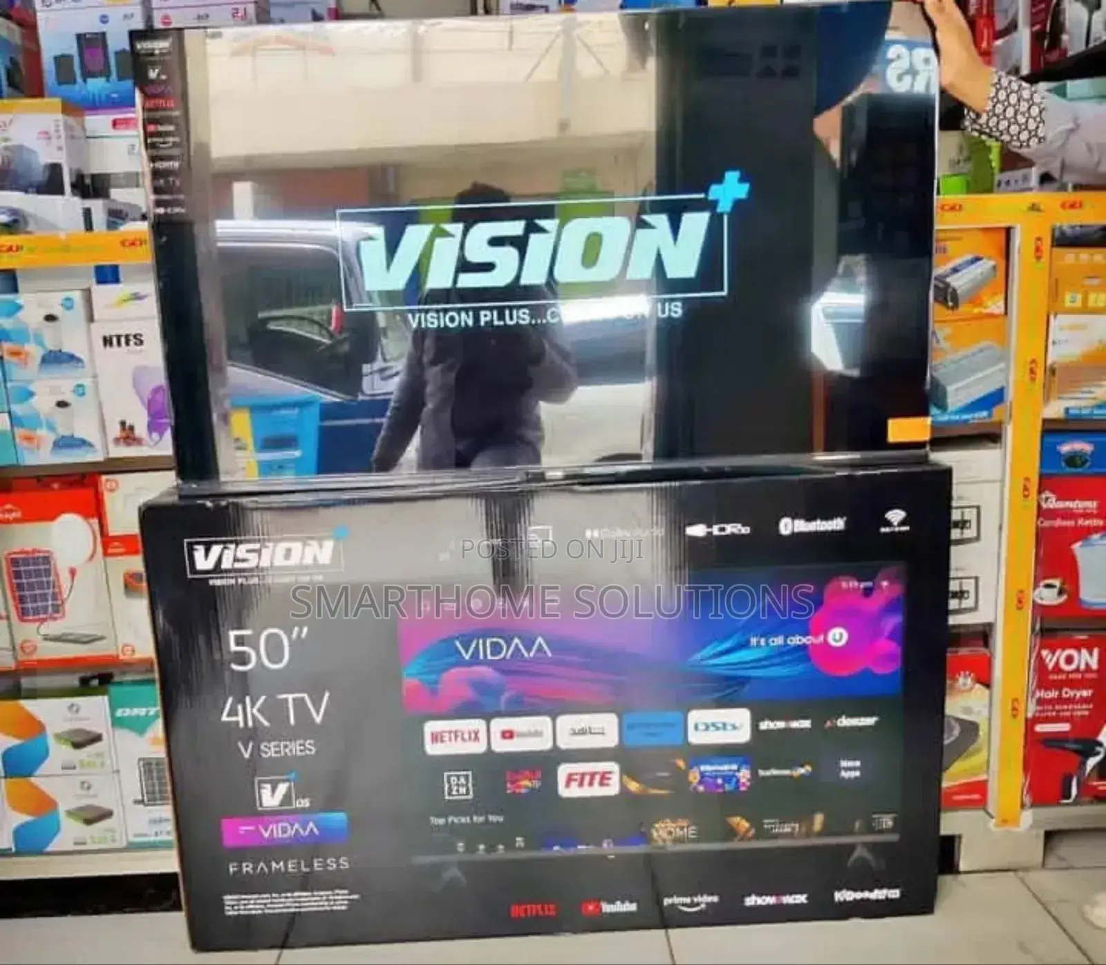 Vision 50 Inches Frameless Smart Tv