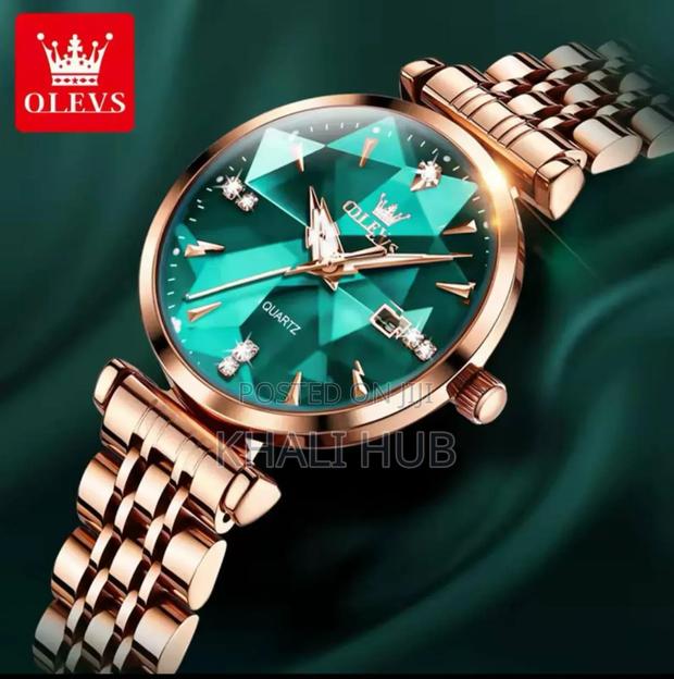 Olevs Ladies‹› Official Watch Rose Gold Olevs Watch - main view