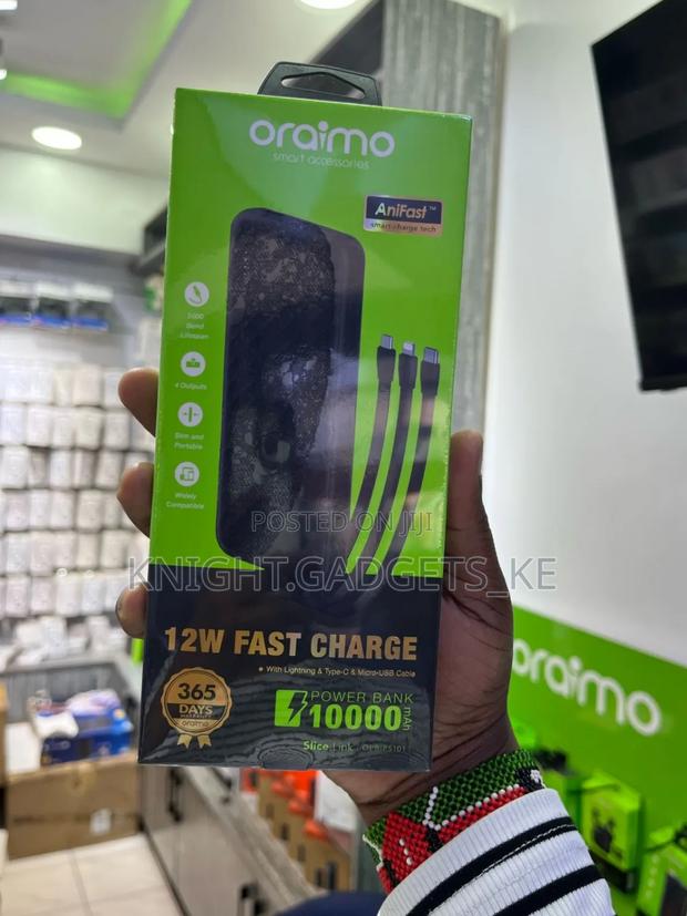 Oraimo Slice Link<> 10mah Powerbank ! 