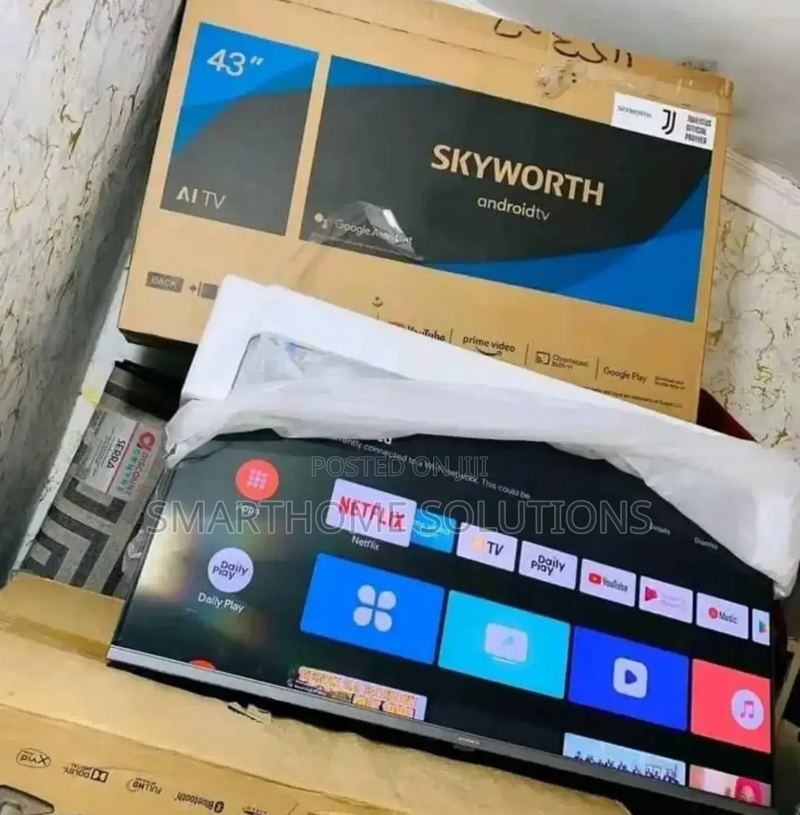 Skyworth 43" 43e3a Full Hd Frameless Smart Android Tv - 43"