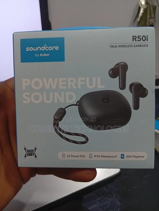 Anker Soundcore R50i True Wireless Earbuds -A3949h11 – Black