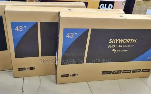Skyworth 43" 43e3a Full Hd Frameless Smart Android Tv - 43" - main view