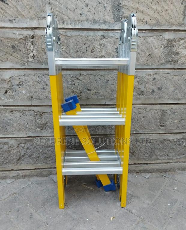 4x3 Fibreglass Multipurpose Ladder, - thumbnail 3