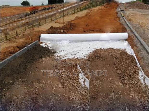Plain Non Woven Geotextile/ Filter Fabric  2m×50m