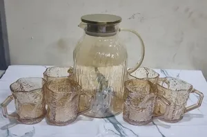Golden Water Set Glass