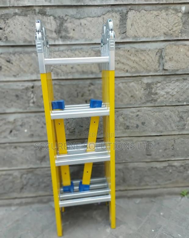 Folded 4x4 Fibreglass Multipurpose Ladder.