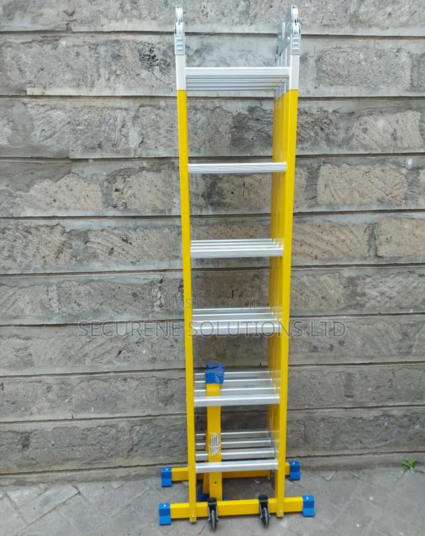 4x6 Fibreglass Multipurpose Folding Ladder. - thumbnail 2