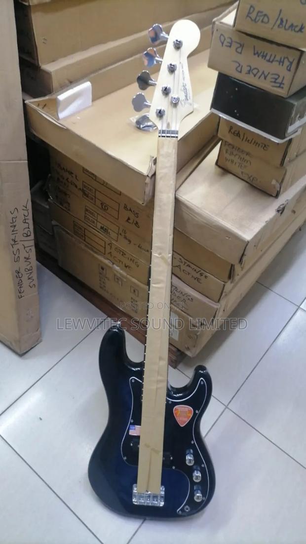 Black Fender Bass Guitar