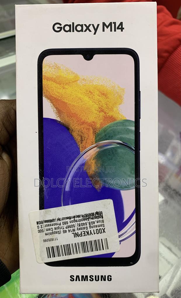 New Samsung Galaxy M14 64 GB Black - main view