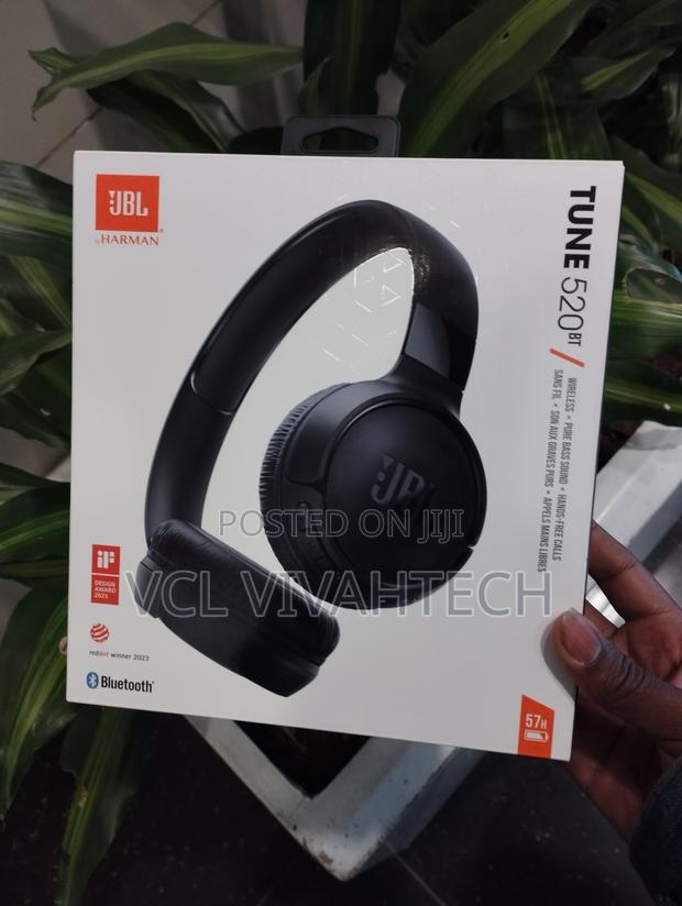 JBL Tune520bt BLK on Ear Wireless Headphones