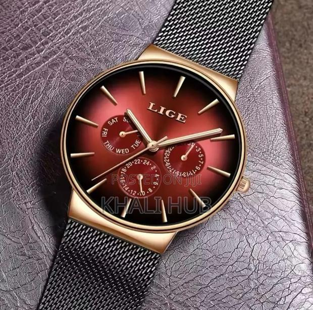 Lige Chronograph Watch‹‹‘ Lige Mesh Chrono Watch