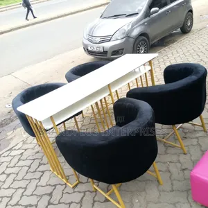 2 Station Manicure Table Set With Seats