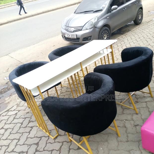 2 Station Manicure Table Set With Seats - main view