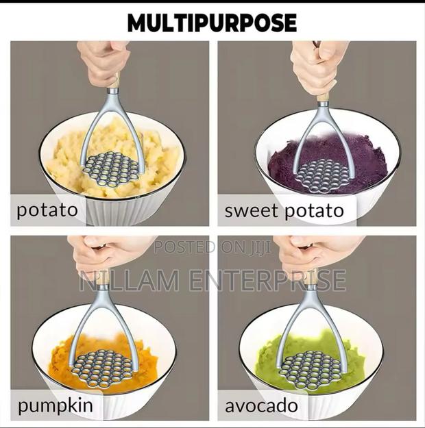 Aluminium Alloy Kitchen Food Masher - thumbnail 2