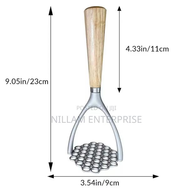 Aluminium Alloy Kitchen Food Masher - thumbnail 3