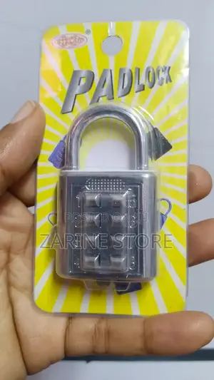 4 Combination Password Padlock Made of Hard Stainless Steel