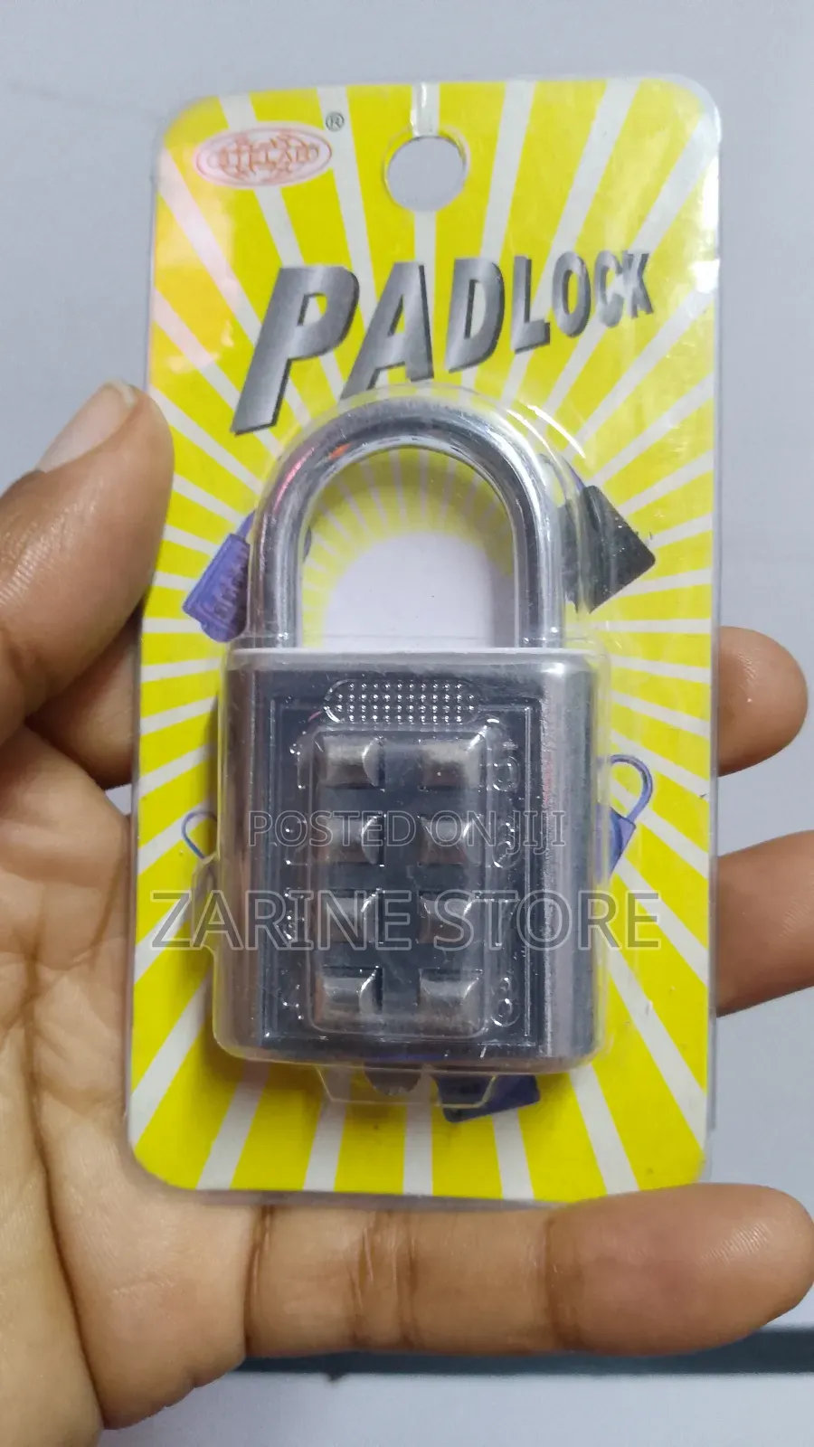 4 Combination Password Padlock Made of Hard Stainless Steel