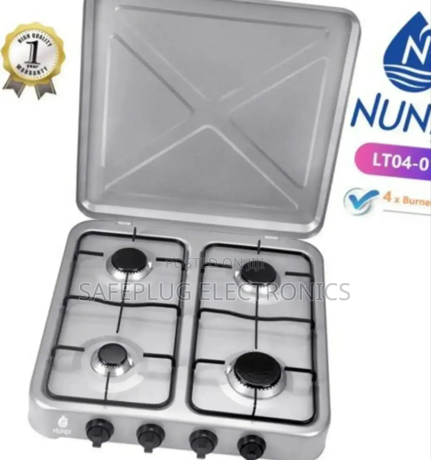 Full Gas - Nunix 4 Gas Burner Cooker - Lt04-01 (Table Top)