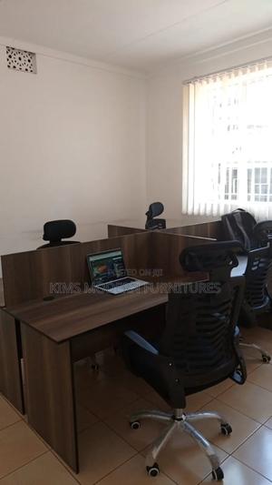A Four Way Workstation+ Four Original Headrest Chairs - thumbnail 2