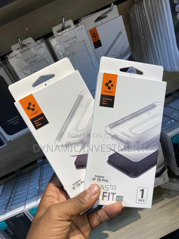 iPhone 16 Pro Spigen Glas.Tr Ez Self Fit Screen Protector - main view