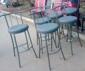 Simple Bar Stools With Powder-Coating Finish.