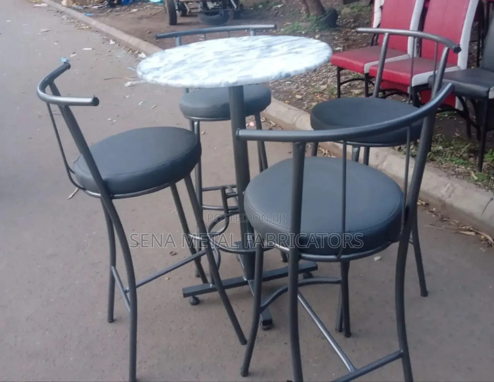 Bar Set of High Stools and a Table