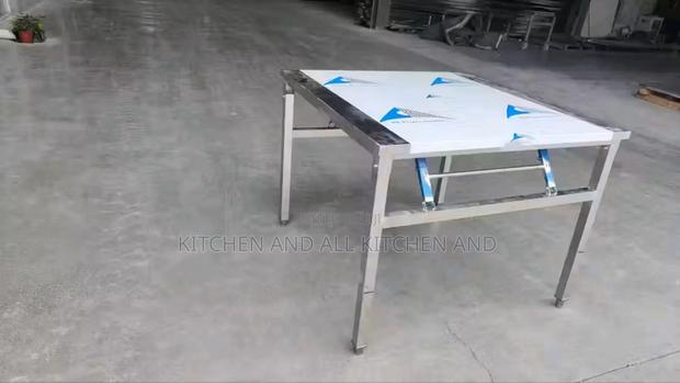 Foldable Stainless Steel 4x2 Working Table - main view