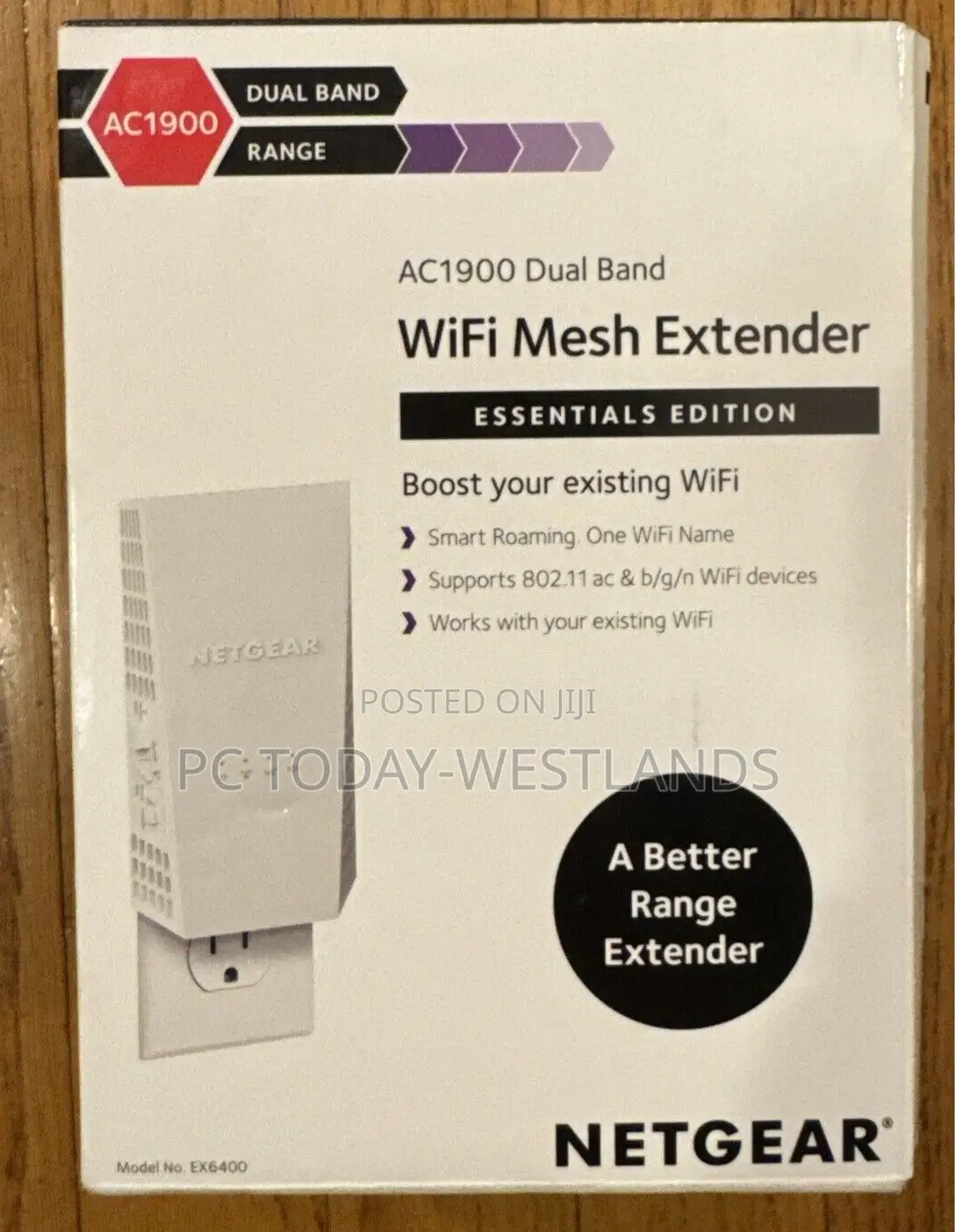Netgear Ac1900 Dual Band Wifi Range Extender Ex6400