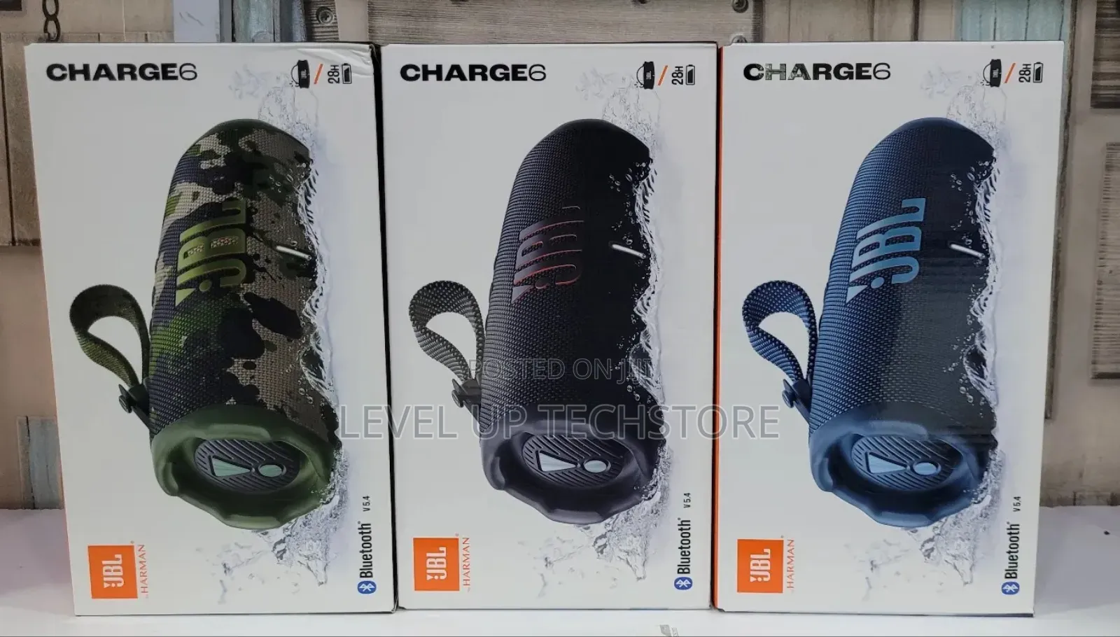 JBL Charge 6 Portable Waterproof Speaker