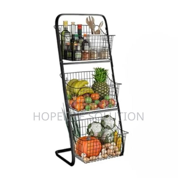 Metallic 3 Layer Storage Rack