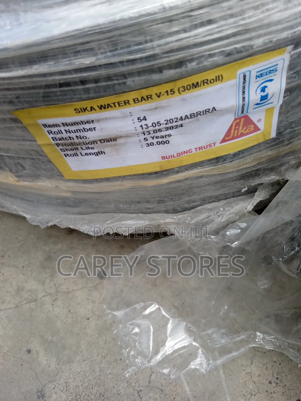 Sika Water Bar 6"