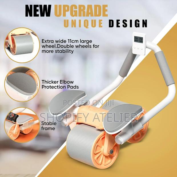 Automatic Rebound Abdominal/Belly Wheel - thumbnail 2