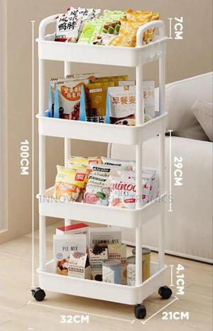 4 Tier Multifunctional Hard Plastic Rack Organizer - thumbnail 2