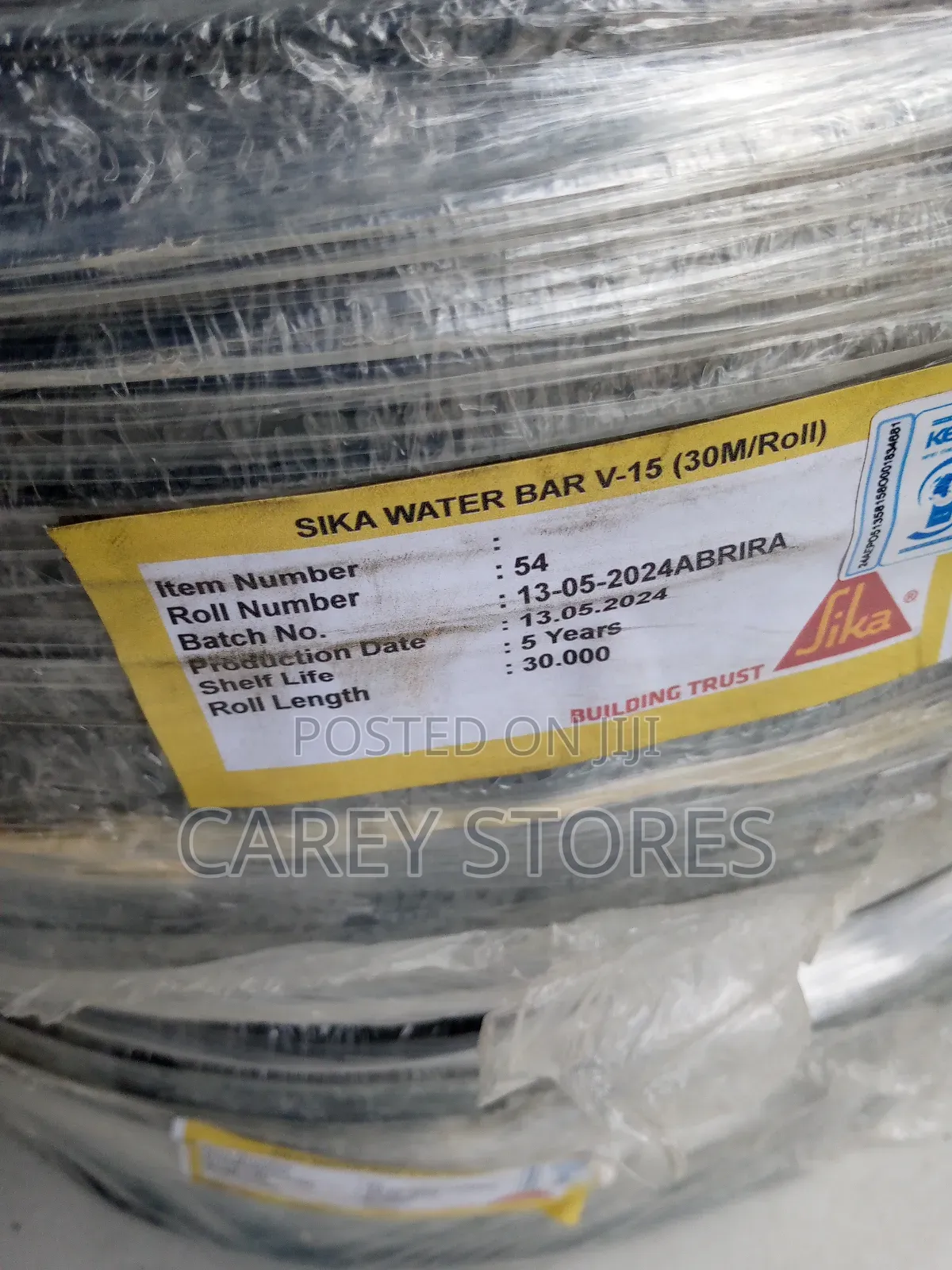 Sika Water Bar 6" V - 15