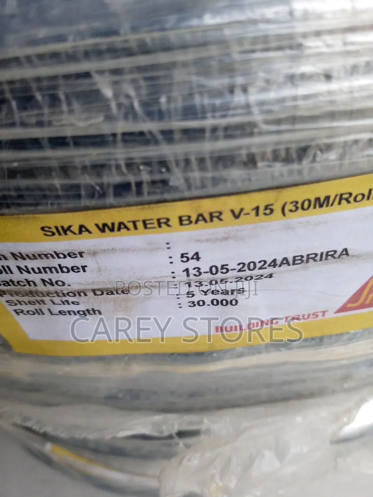 Sika Water Bar 6" V - 15